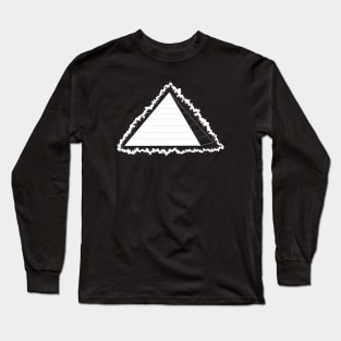 Glowing pyramid /white Long Sleeve T-Shirt